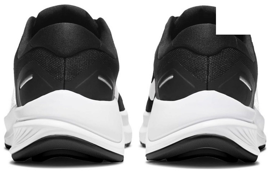 Фото № 4 с приближением к товару «‎Nike Air Zoom Structure 23 Running Shoes Black White»