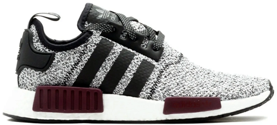 Фото № 1 с приближением к товару «‎adidas NMD R1 Champs Burgundy Grey (Youth)»