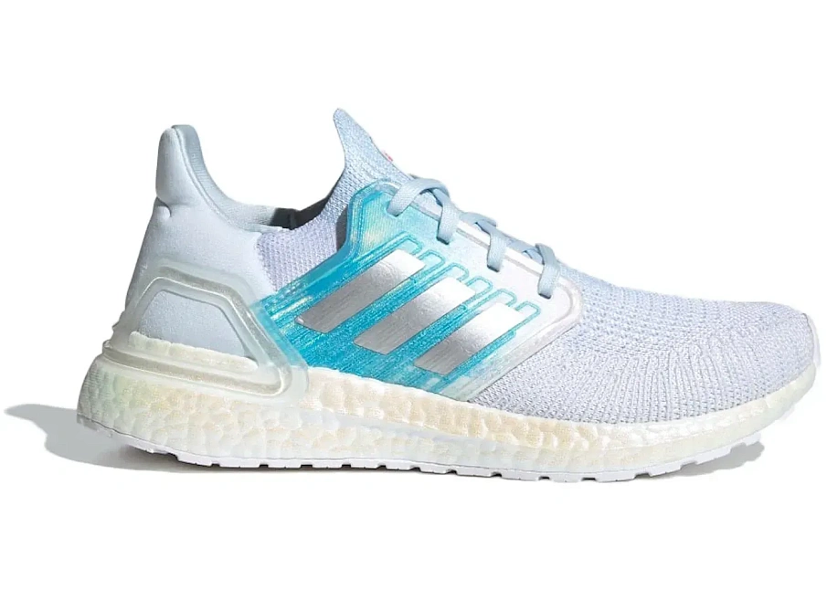 Фото № 1 с приближением к товару «‎adidas Ultra Boost 20 Blue Silver »