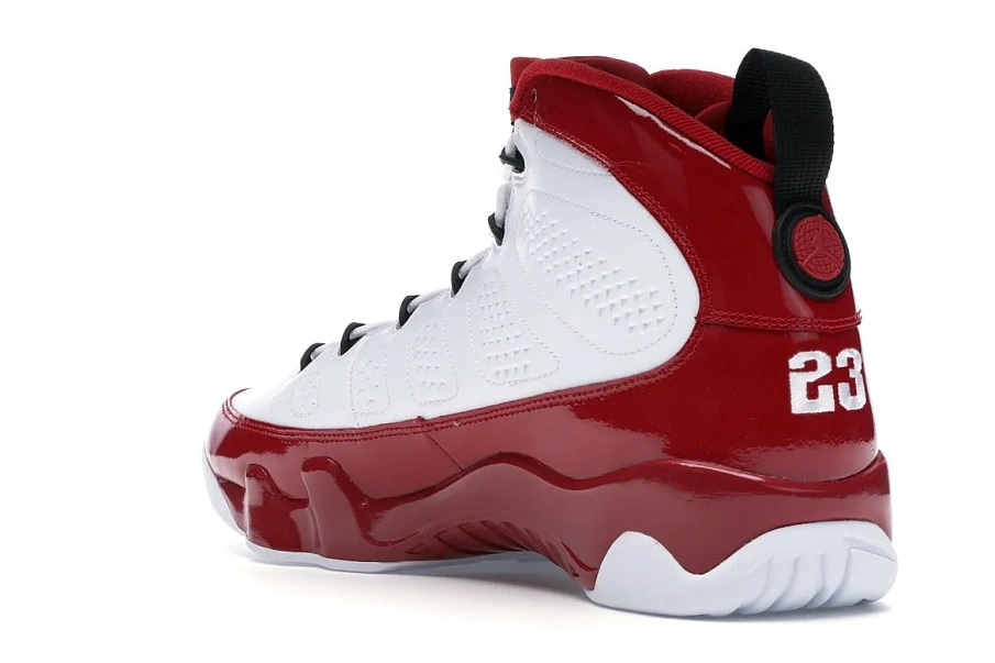 Фото № 6 с приближением к товару «‎Jordan 9 Retro White Gym Red»