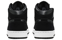 Фото № 4 с приближением к товару «‎Nike Air Jordan 1 Mid White Black Grey»