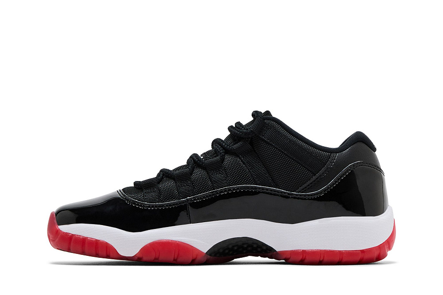 Фото № 4 с приближением к товару «‎Air Jordan 11 Retro Low GS Bred 2025»