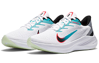 Фото № 3 с приближением к товару «‎Nike Wmns Zoom Winflo 7 'White Flash Crimson' Puma WhitePalace Blue»