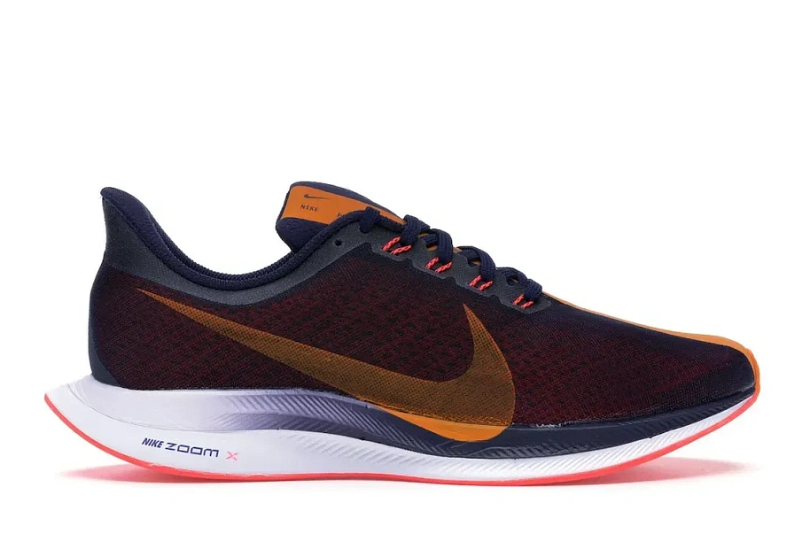Фото № 1 с приближением к товару «‎Nike Zoom Pegasus 35 Turbo Blackened Blue Orange Peel»