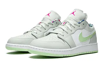 Jordan 1 Low Barely Grey Frosted Spruce (GS) Barely GreyFrosted SpruceWhite - 4