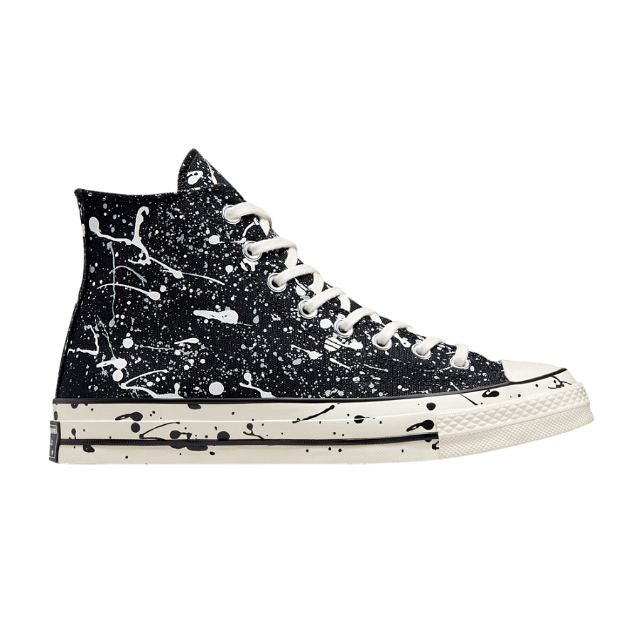 Фото № 1 с приближением к товару «‎Converse Chuck 70 High Archive Paint Splatter - Black»