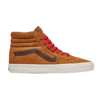 Vans Sk8-Hi Plaid - Glazed Ginger Brown - 1