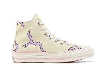 Golf Le Fleur x Converse Chuck 70 High Flame - Pastel Yellow - 2