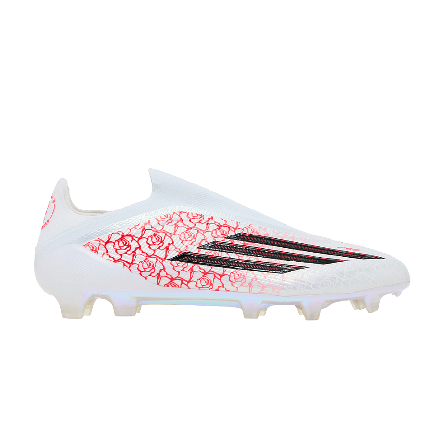 Фото № 1 с приближением к товару «‎Lamine Yamal x adidas F50 Elite Laceless FG Cloud White Black Lucid Red»
