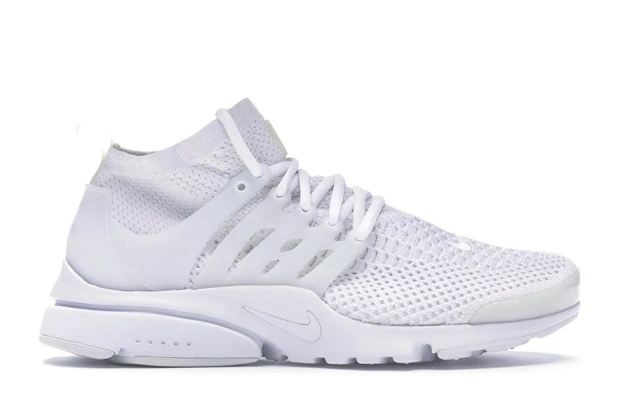 Фото № 1 с приближением к товару «‎Nike Air Presto Flyknit Ultra Triple White»