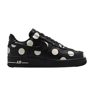 Nike Women's Air Force 1 Low Black Polka Dot