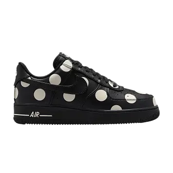 Nike Women's Air Force 1 Low Black Polka Dot