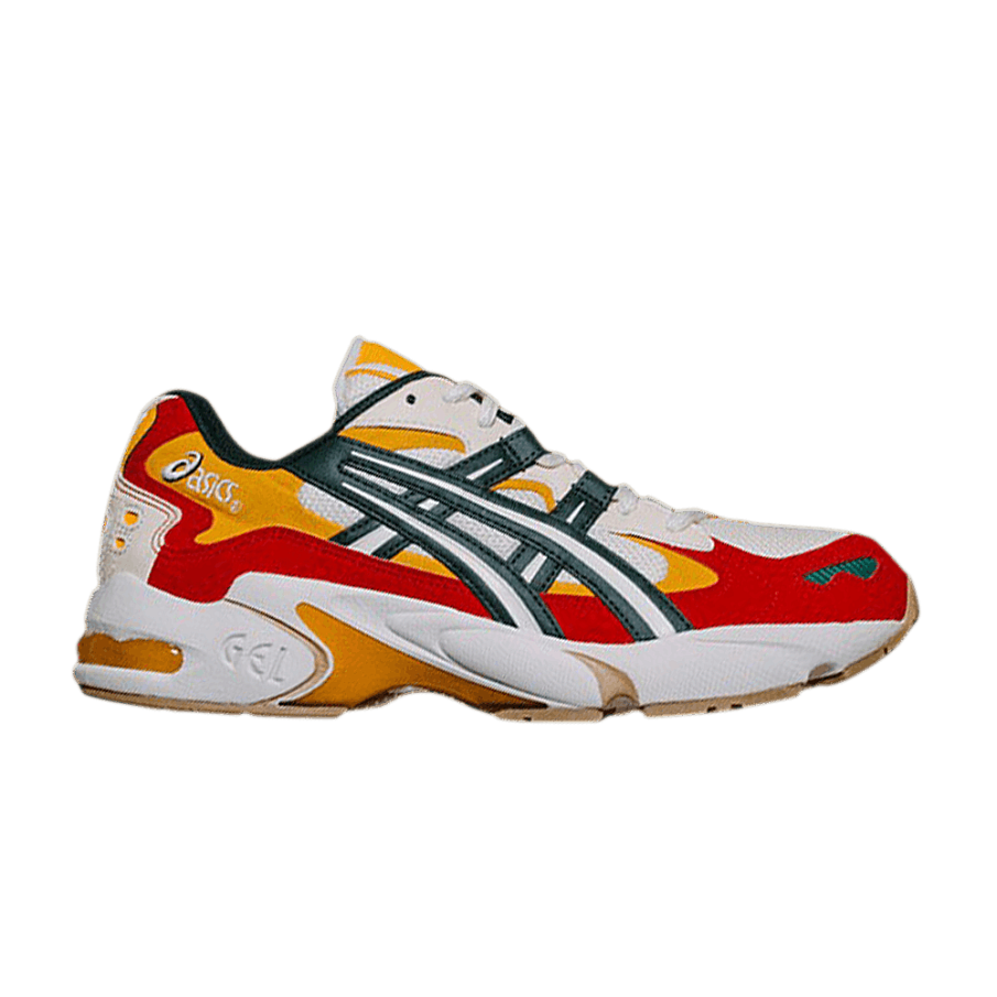 Фото № 1 с приближением к товару «‎SneakerLAH x ASICS Gel Kayano 5 OG Nasi Lemak»