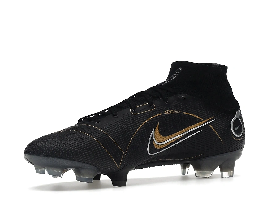 Фото № 4 с приближением к товару «‎Nike Mercurial Superfly 8 FG Black Metallic Silver Gold»