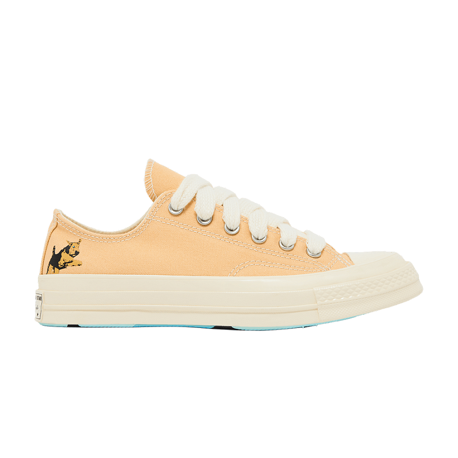 Фото № 1 с приближением к товару «‎Golf Le Fleur x Converse Chuck 70 Low Darryl Pack - Apricot Cream»