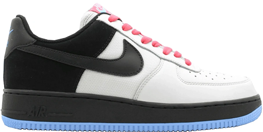 Фото № 1 с приближением к товару «‎Nike Air Force 1 Low Grey Black Flamingo»