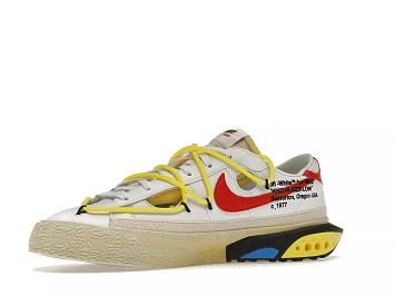 Nike Blazer Low Off-White University Red - 3