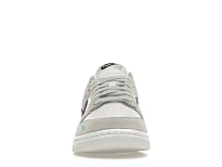 Фото № 2 с приближением к товару «‎Nike Dunk Low White Grey Navy Aqua Mini Swoosh»