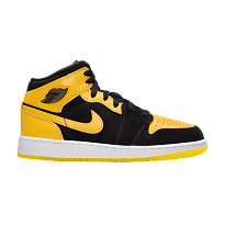 Фото № 1 с приближением к товару «‎Air Jordan 1 Mid SE GS New Love 2025»