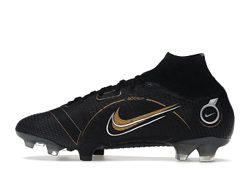 Nike Mercurial Superfly 8 FG Black Metallic Silver Gold - 5