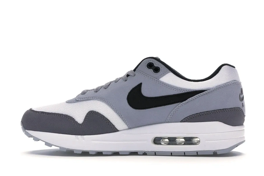 Фото № 5 с приближением к товару «‎Nike Air Max 1 White Black Wolf Grey»