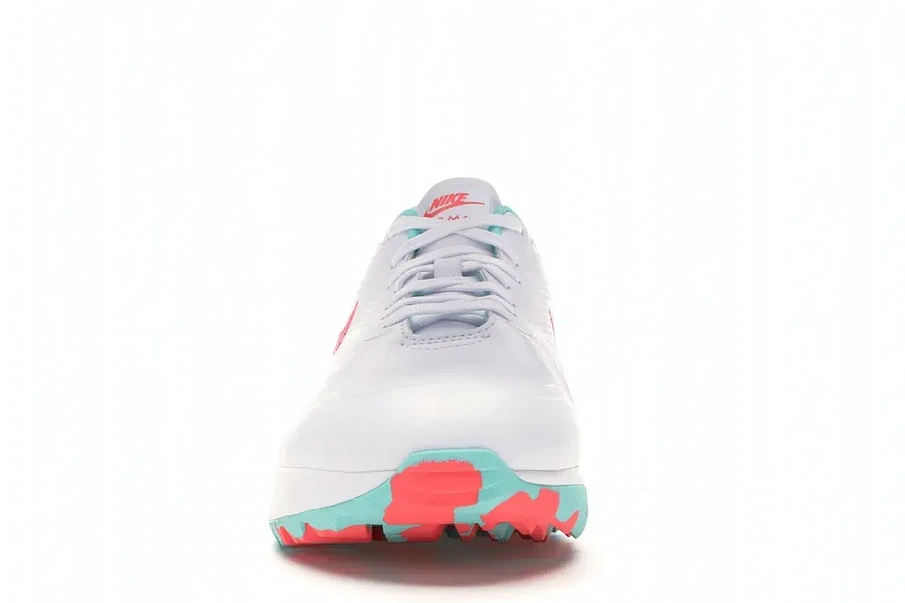 Фото № 2 с приближением к товару «‎Nike Air Max 1 Golf White Aurora Hot Punch»
