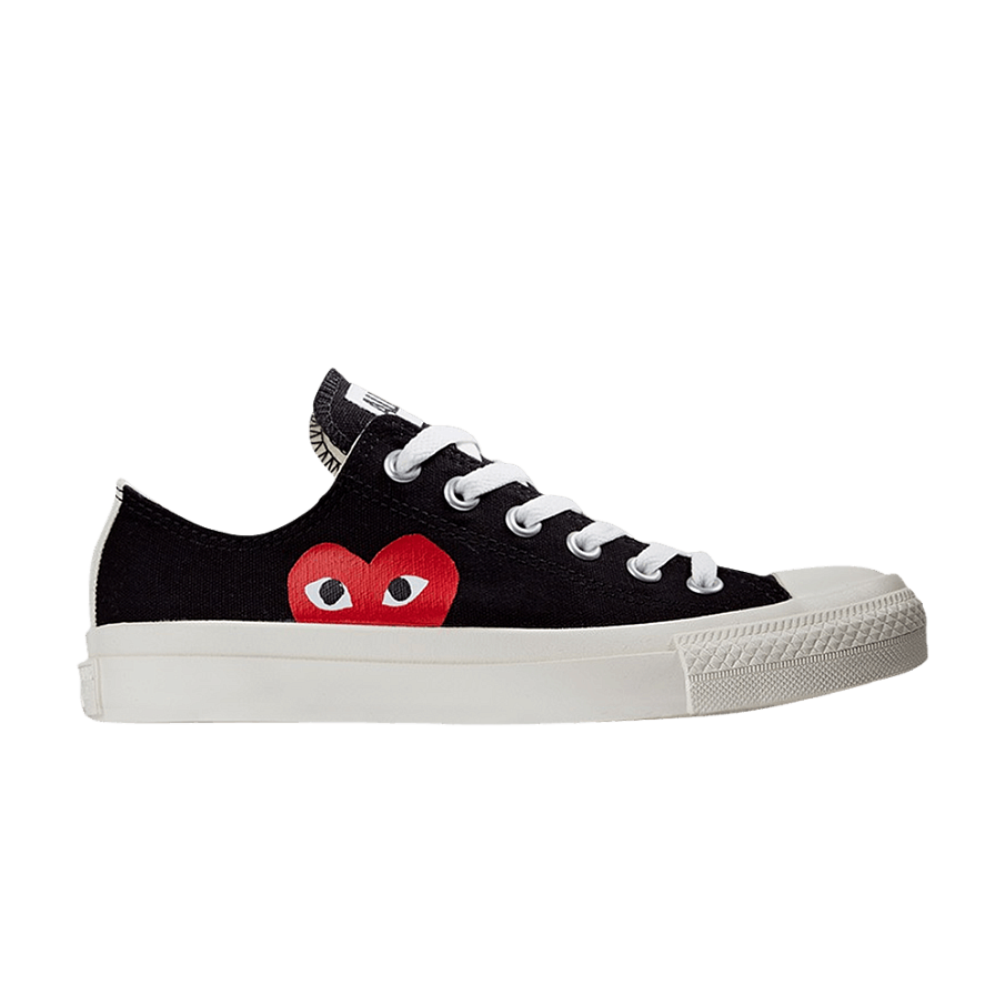 Фото № 1 с приближением к товару «‎Comme des Garçons PLAY x Converse Chuck Taylor All Star Low Black»