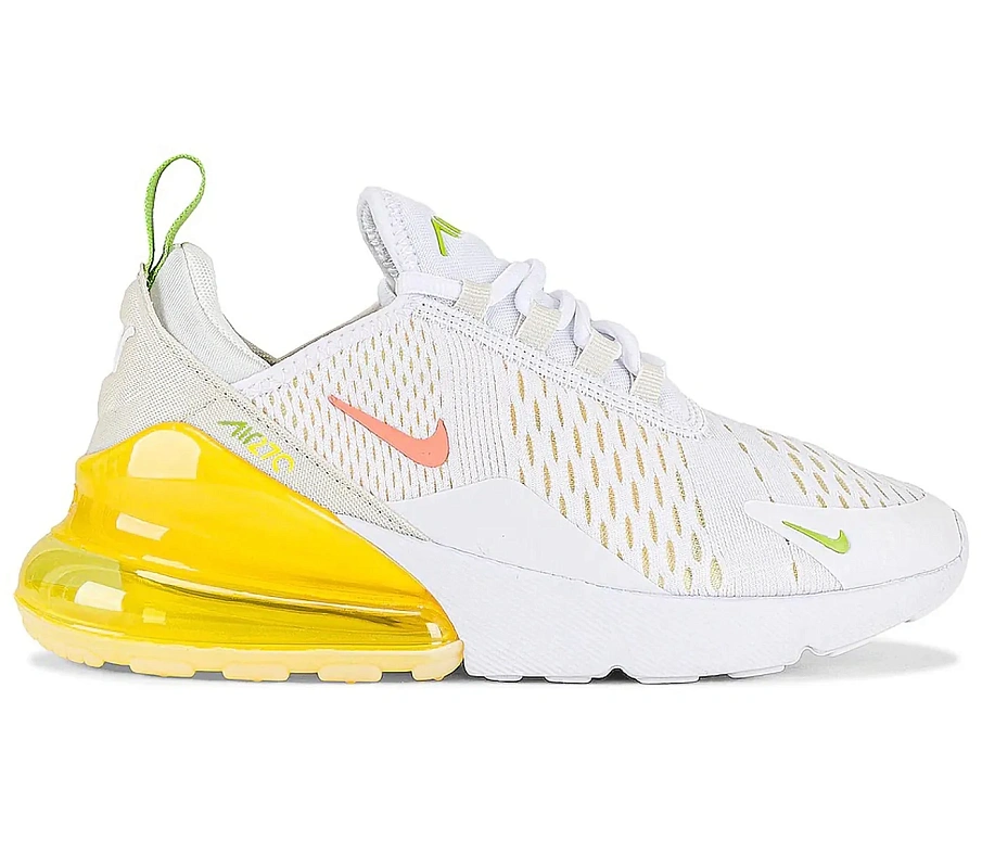 Фото № 1 с приближением к товару «‎Nike Air Max 270 White Yellow Strike »