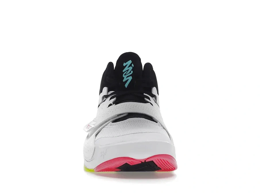 Фото № 2 с приближением к товару «‎Jordan Zion 2 White Volt Dynamic Turquoise»