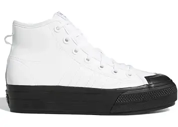 adidas Nizza RF Platform Mid White Black (FY7606)