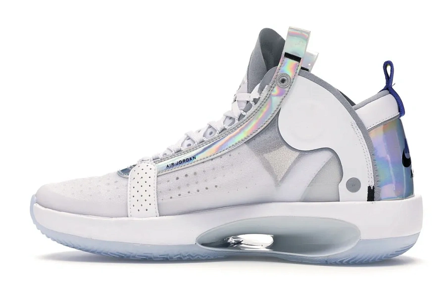 Фото № 6 с приближением к товару «‎Jordan XXXIV White Metallic Silver»