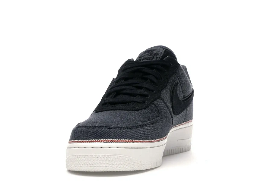 Фото № 4 с приближением к товару «‎Nike Air Force 1 Low 3x1 Denim Black»