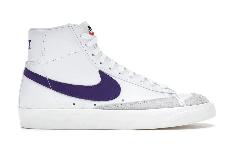 Фото № 1 с приближением к товару «‎Nike Blazer Mid 77 White Voltage Purple »