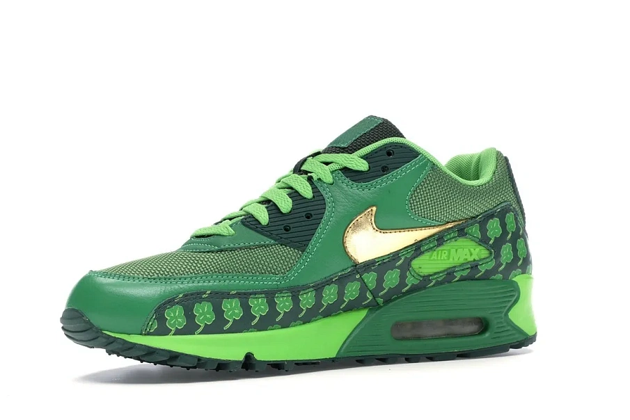 Фото № 2 с приближением к товару «‎Nike Air Max 90 St. Pattys Day (2007)»