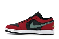 Фото № 5 с приближением к товару «‎Jordan 1 Low Black Green Pulse Gym Red»