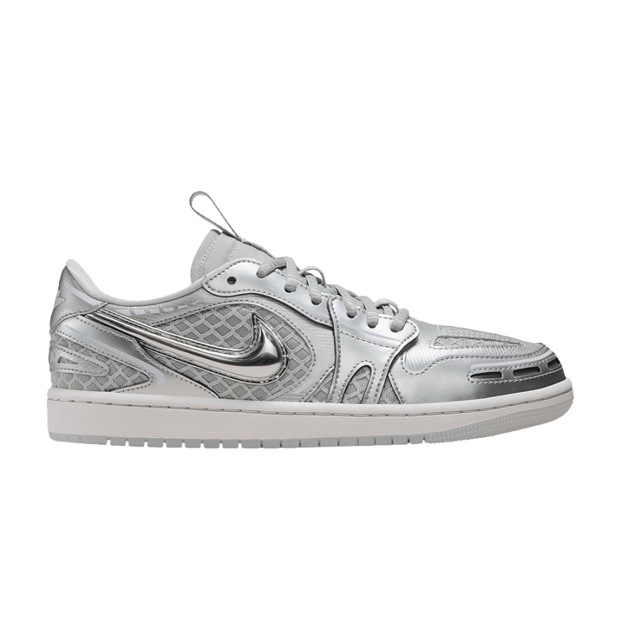 Фото № 1 с приближением к товару «‎Women's Air Jordan 1 Low Method of Make V3 Metallic Silver»