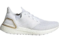 Фото № 1 с приближением к товару «‎adidas Ultra Boost 20 Cloud White Gold Metallic Heel »