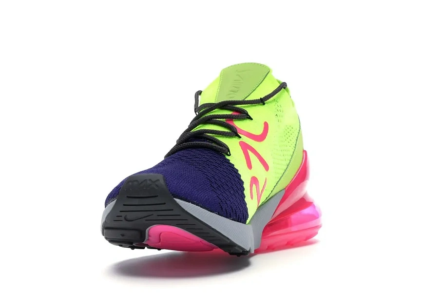 Фото № 3 с приближением к товару «‎Nike Air Max 270 Flyknit Regency Purple Volt»