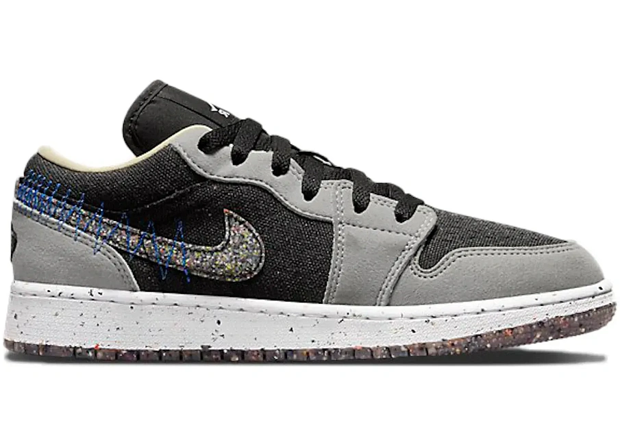 Фото № 1 с приближением к товару «‎Jordan 1 Low SE Crater Grey Black »