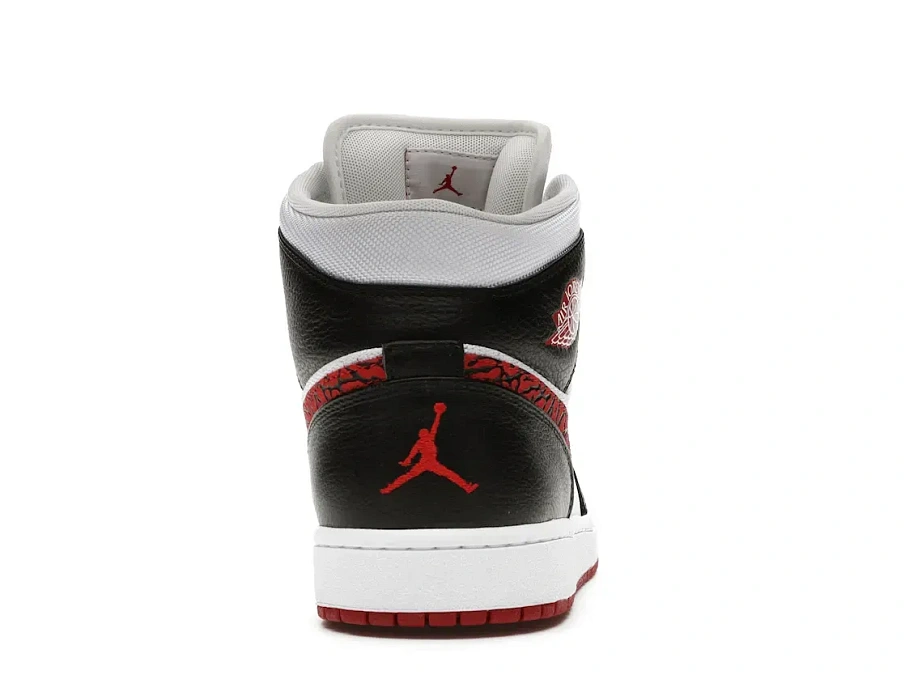 Фото № 4 с приближением к товару «‎Jordan 1 Phat White Red Black (Elephant Print)»