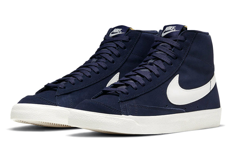 Фото № 3 с приближением к товару «‎Nike Blazer Mid '77 "Navy Suede" Blue»