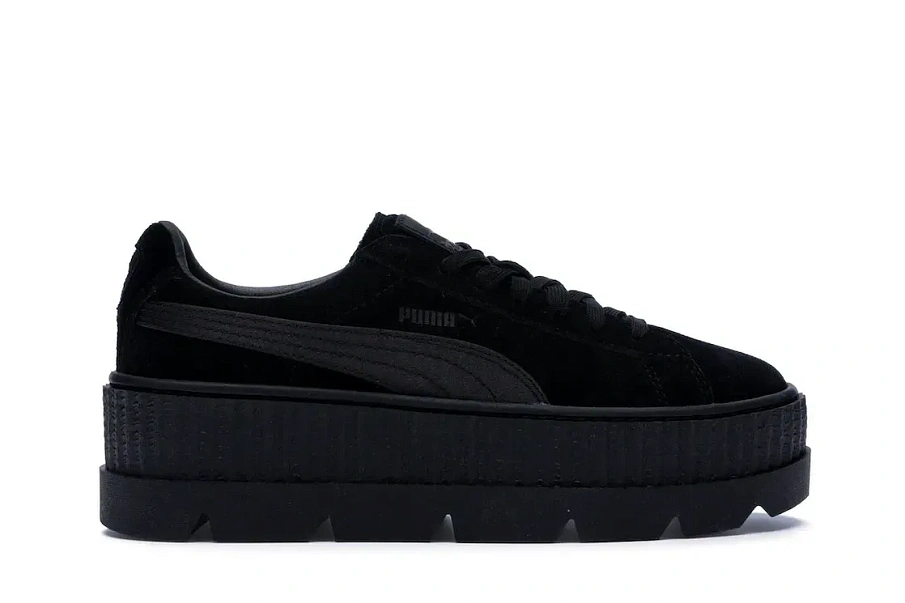 Фото № 1 с приближением к товару «‎Puma Cleated Creeper Rihanna Fenty Black »
