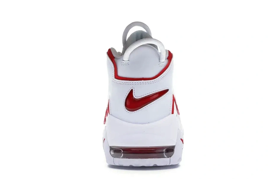 Фото № 4 с приближением к товару «‎Nike Air More Uptempo White Varsity Red Outline (2018/2021)»
