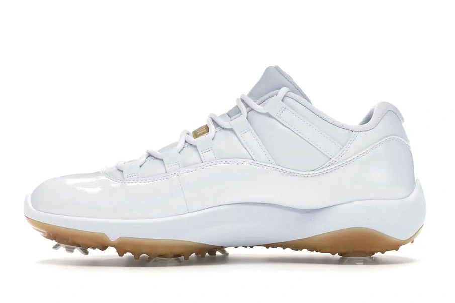 Фото № 3 с приближением к товару «‎Jordan 11 Retro Low Golf White Metallic Gold»
