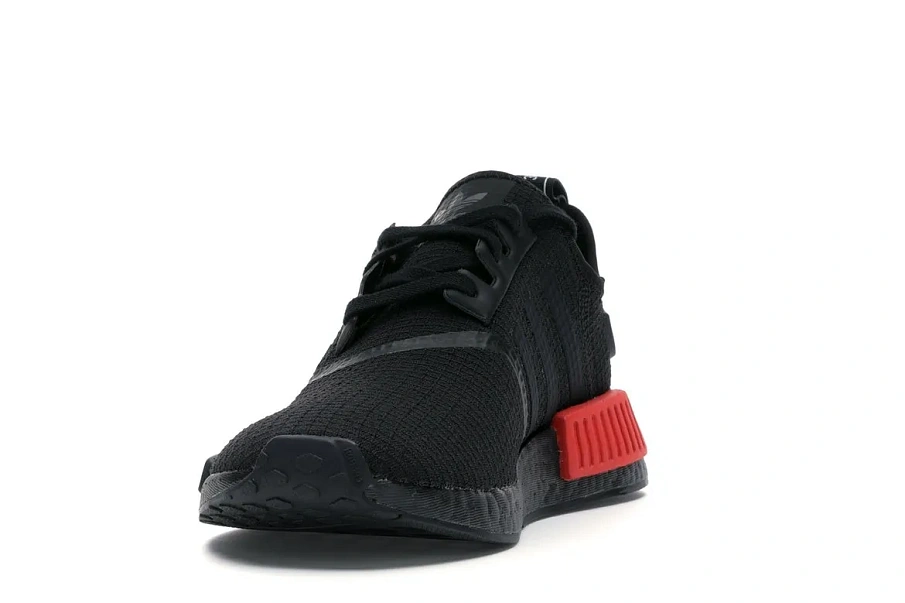 Фото № 4 с приближением к товару «‎adidas NMD R1 Core Black Lush Red»