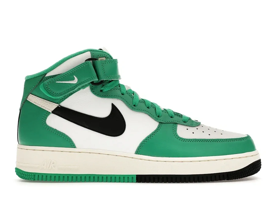 Фото № 1 с приближением к товару «‎Nike Air Force 1 Mid LV8 Split White Stadium Green»