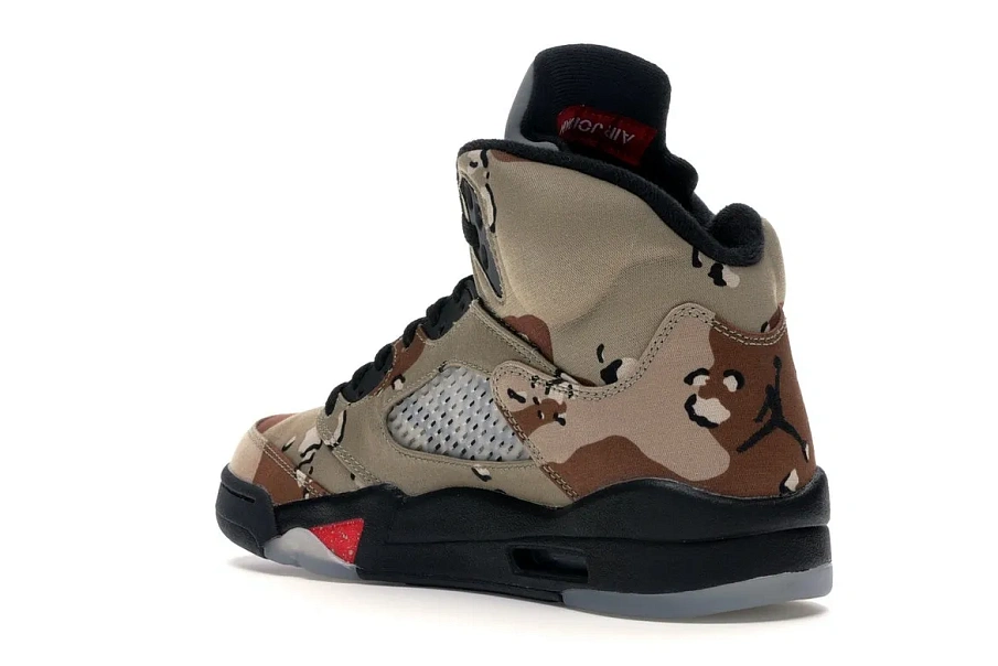 Фото № 6 с приближением к товару «‎Jordan 5 Retro Supreme Desert Camo»