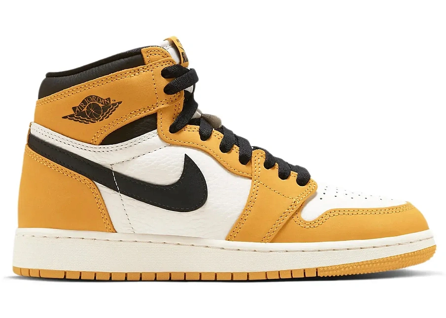 Фото № 1 с приближением к товару «‎Jordan 1 Retro High OG Yellow Ochre »