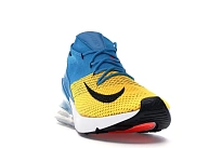 Фото № 5 с приближением к товару «‎Nike Air Max 270 Flyknit Laser Orange Blue Orbit»