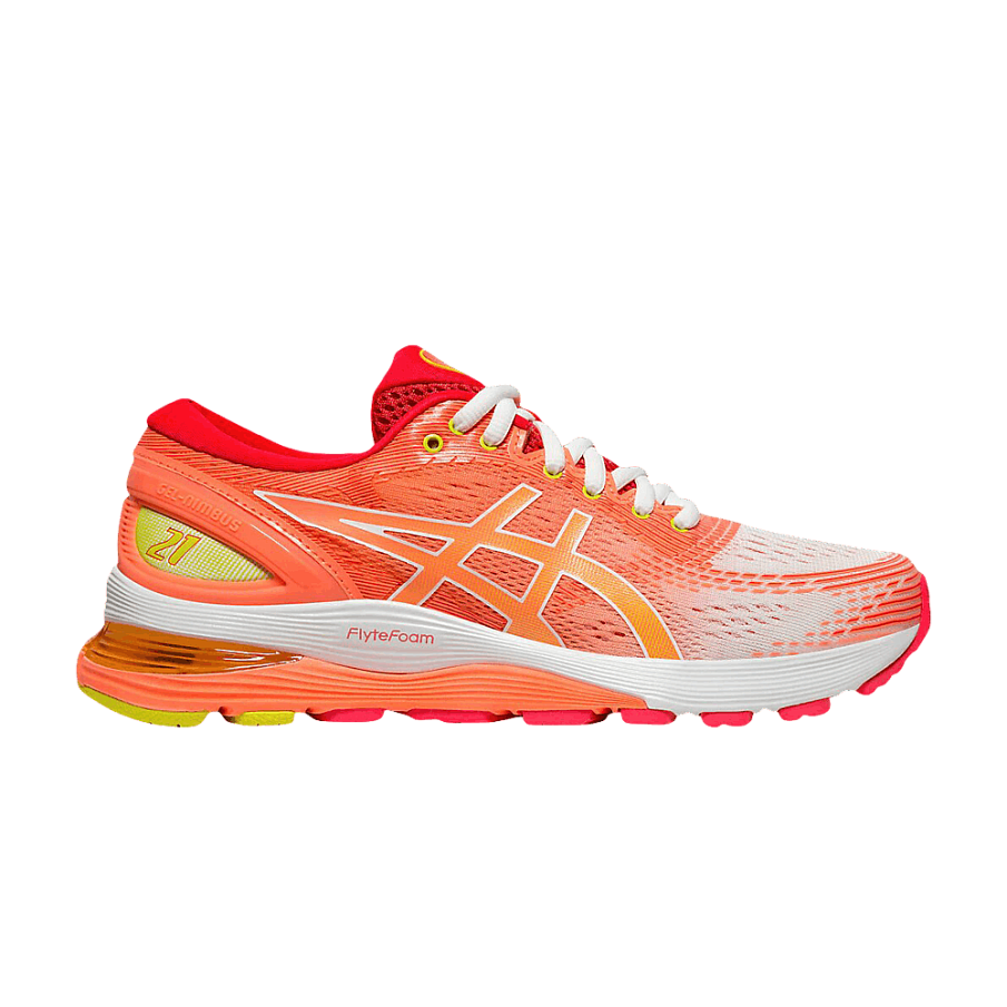 Фото № 1 с приближением к товару «‎Asics Women's Gel Nimbus 21 Sun Coral»